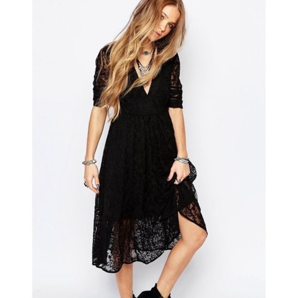 New Without Tag Free People Mountain Laurel Lace Dress
